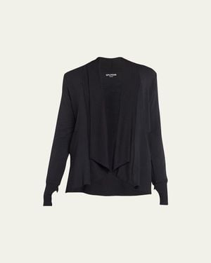 Splits59 Celine Fleece Cardigan - Black