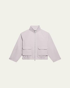 Helmut Lang Utility Cropped Parka Jacket - Pink