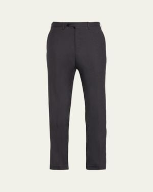 Kiton 15 Micron Wool Pants - Blue