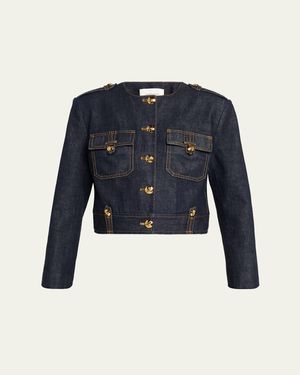 Zimmermann Rebellion Denim Jacket - Blue