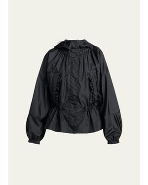 Moncler Genius Imaginaire Canvas Short Parka - Blue