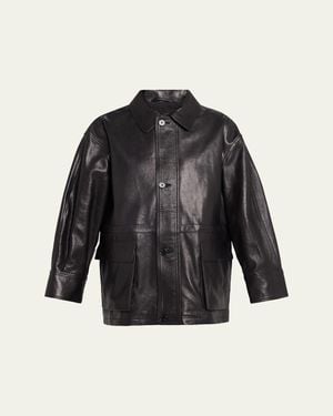 Arma Maeve Lambskin Leather Jacket - Black