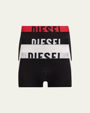 DIESEL Damien D-Pop Stretch 3-Pack Boxer Briefs - Black