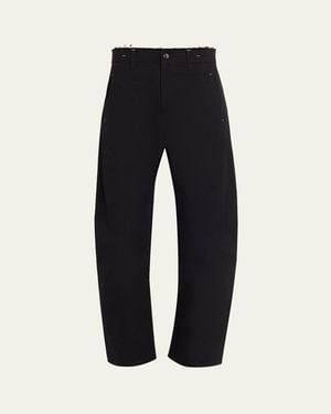 Maria McManus Hollywood Bow Leg Ankle Jeans - Blue