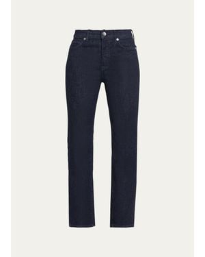 Veronica Beard Milla Slim Straight Jeans - Blue