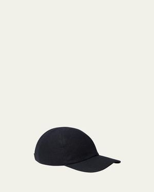 Loro Piana Ivy Linen Six-Panel Baseball Cap - Blue