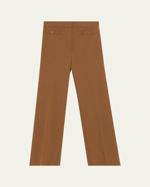 Ulla Johnson Blanca Straight-Leg Pants - Brown