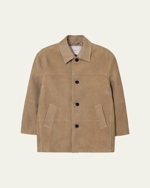 DUNST Suede Jacket - Natural
