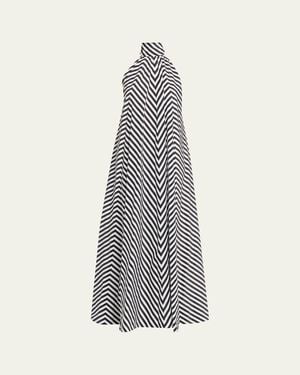 ralph lauren dresses black and white Ralph Lauren SS 2013 black white sleeveless halter backless button up dress  gown at 1stDibs