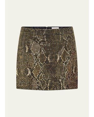 CAMILLA Micro Mini Skirt - Metallic