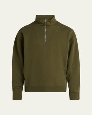 Bottega Veneta Quarter-Zip Sweatshirt - Green