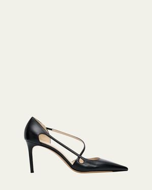Alexandre Birman 85Mm Renee Leather D'Orsay Pumps - White
