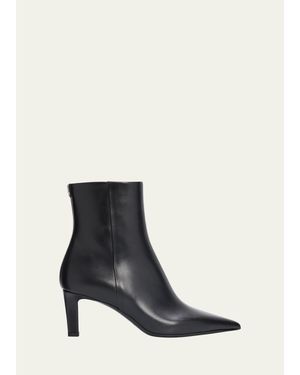 Jimmy Choo Frankie 65Mm Leather Ankle Boots - White