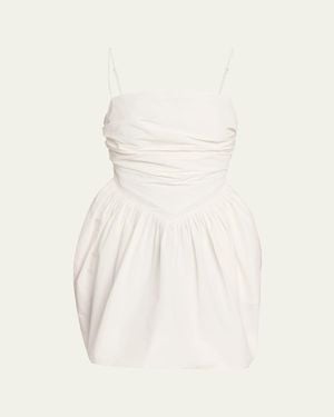 A.L.C. Cate Cutout-Back Mini Dress - Natural