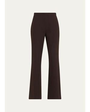 Jonathan Simkhai Kenna High-Rise Flare Pants - Brown