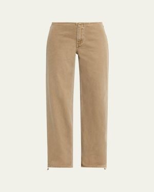 Still Here Sport Low-Rise Jeans - Natural