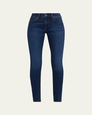 Rag & Bone Dre Low-Rise Slim Jeans - Blue