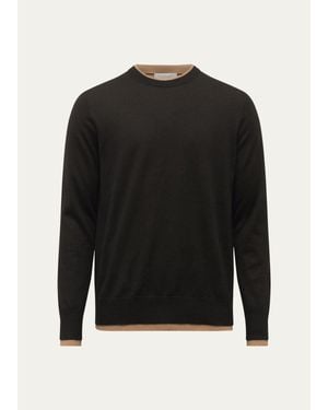 Gabriela Hearst Wells Wool-Silk Sweater - Black