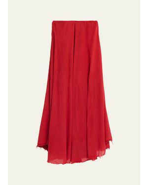 All Three Elysia Boho Maxi Skirt - Red
