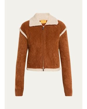 Guest In Residence Grizzly Frankie Cashmere Jacket - Brown