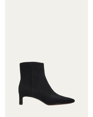 Vince Lilith 45Mm Suede Ankle Boots - White