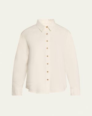 Still Here Denim Day Shirt - Natural