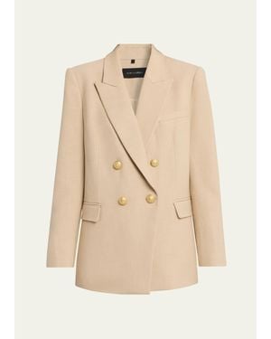 Kobi Halperin Briar Relaxed Double-Breasted Jacket - Natural