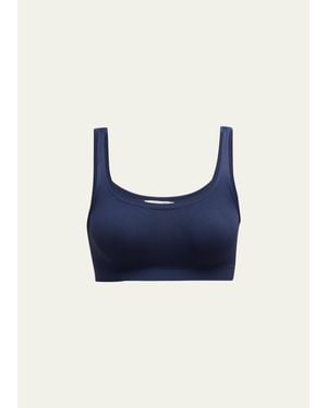 Hanro Touch Feeling Crop Top - Blue