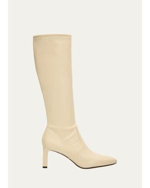 Vince 65Mm Violette Stretch Leather Knee-High Boots - White