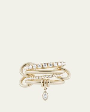 Spinelli Kilcollin Inara Marquise Ring With Diamonds - Natural