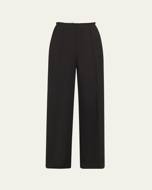 Courtney Zheng Leon Undone Edge Pants in Natural | Lyst