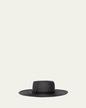 Max Mara Musette Belted Fedora - White