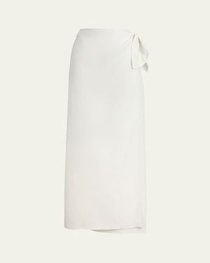 Ralph Lauren Trina Linen Maxi Skirt - Natural