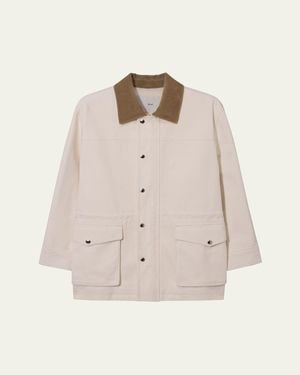 DUNST Vintage Worker Jacket - Natural