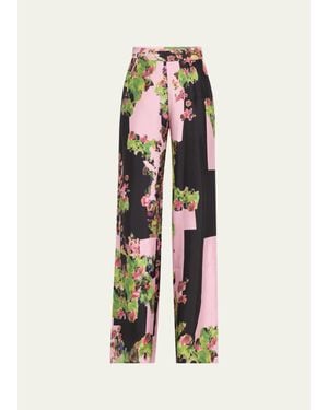 Libertine London Terrace Silk Aarons Pants - White