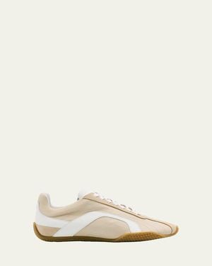 Pierre Hardy Jump Mixed Leather Sneakers - Natural