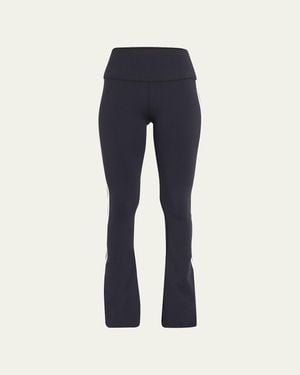 Splits59 Raquel High-Waisted Supplex Flare Pants - Blue