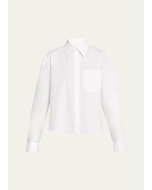 Only Child Bartley Poplin Cotton Shirt - Natural
