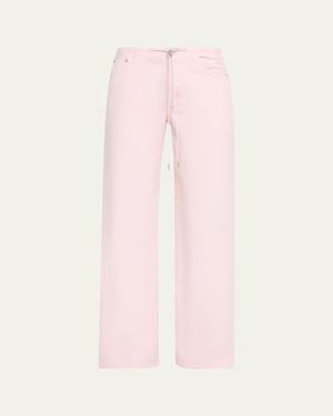 Still Here Cool Low-Rise Jeans - Pink