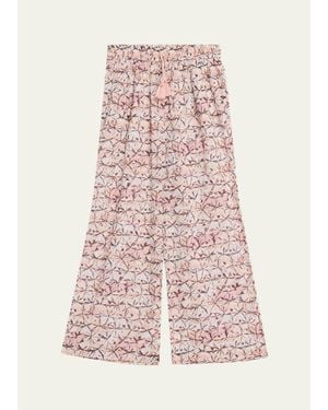 Ulla Johnson Azra Coverup Pants - Pink