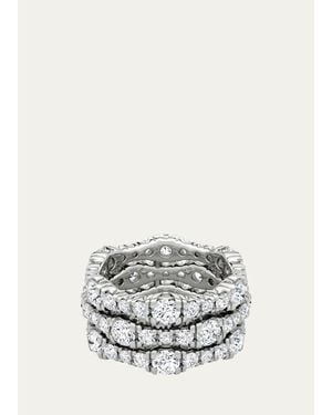 Vrai 14K Lab-Grown Diamond Multi-Row Ring - White