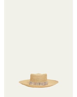 Loro Piana Hanae Straw Large-Brim Hat - Natural