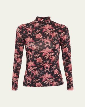 Ulla Johnson Aurelia Long-Sleeve Turtleneck - Red