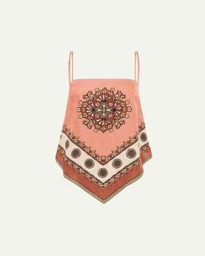 ALÉMAIS Contina Scarf Top - White