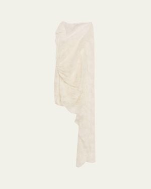 Christopher Esber Floating Lace Midi Dress - White