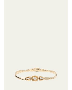 Nikos Koulis Look 18K Triple Diamond Bracelet - Natural