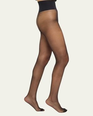 Commando The Essential Sheer Back Seam Tights - Natural