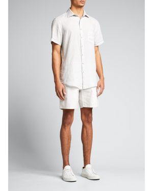Rodd & Gunn Ellerslie Solid Linen Sport Shirt - White