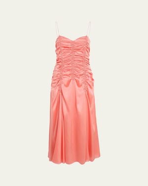 KHAITE Raina Dress - Pink