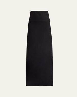 The Row Mirla Maxi Bias Skirt - Black